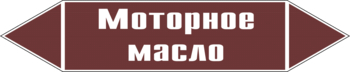 Маркировка трубопровода "моторное масло" (пленка, 716х148 мм) - Маркировка трубопроводов - Маркировки трубопроводов "ЖИДКОСТЬ" - магазин "Охрана труда и Техника безопасности"