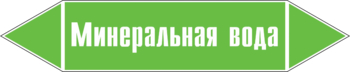 Маркировка трубопровода "минеральная вода" (пленка, 716х148 мм) - Маркировка трубопроводов - Маркировки трубопроводов "ВОДА" - магазин "Охрана труда и Техника безопасности"